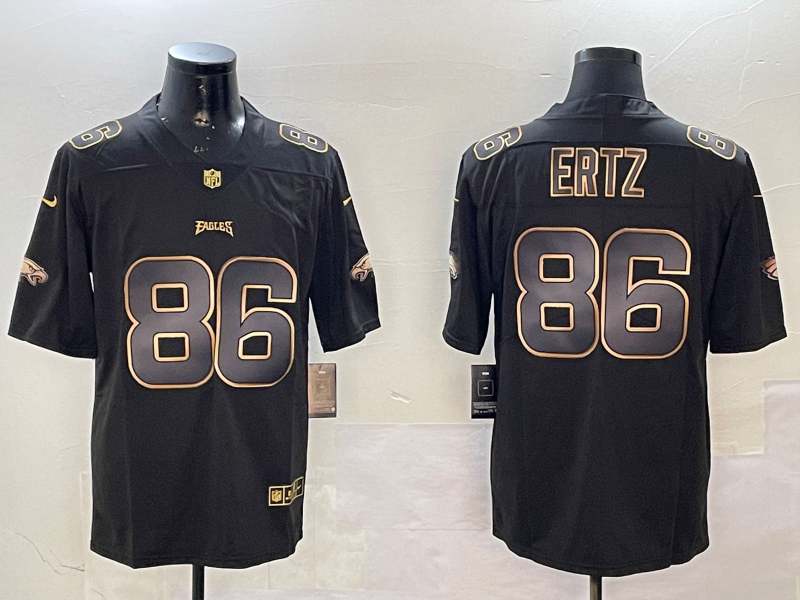 Men Philadelphia Eagles #86 Ertz black 2025 Nike NFL jersey style 0019